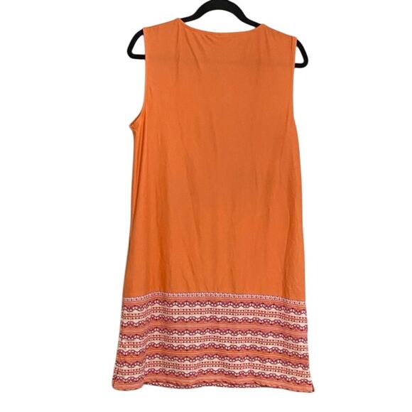 Cabana Life X Talbots Sleeveless Dress Pockets Size Large Resort Beach Casual - Picture 2 of 6
